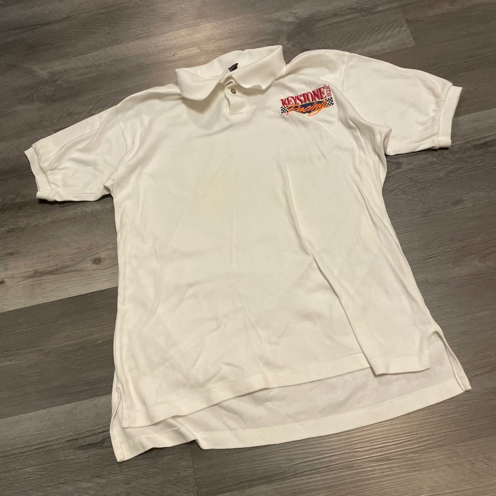 Vintage The Natural Keystone Beer Racing Polo Shirt Mens XL 90s  Made in USA